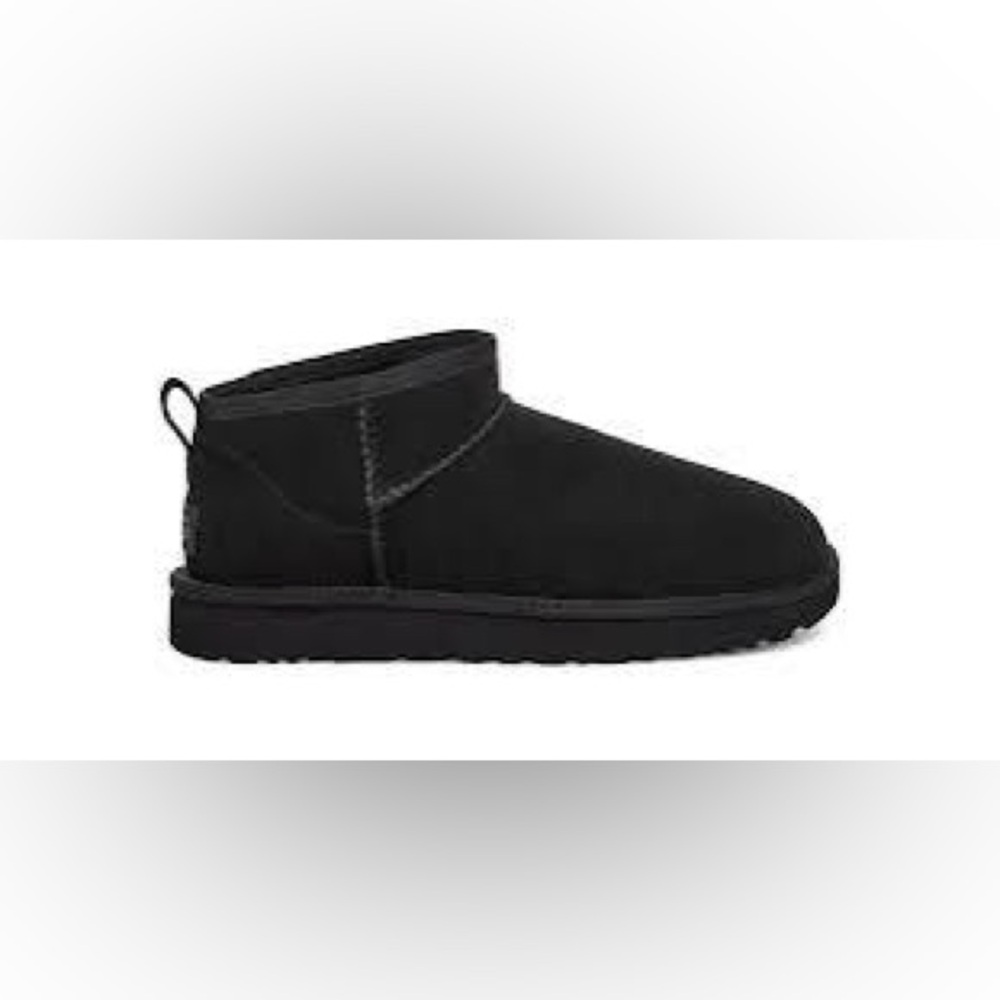 UGG women’s classic ultra mini boots black 8 NIB